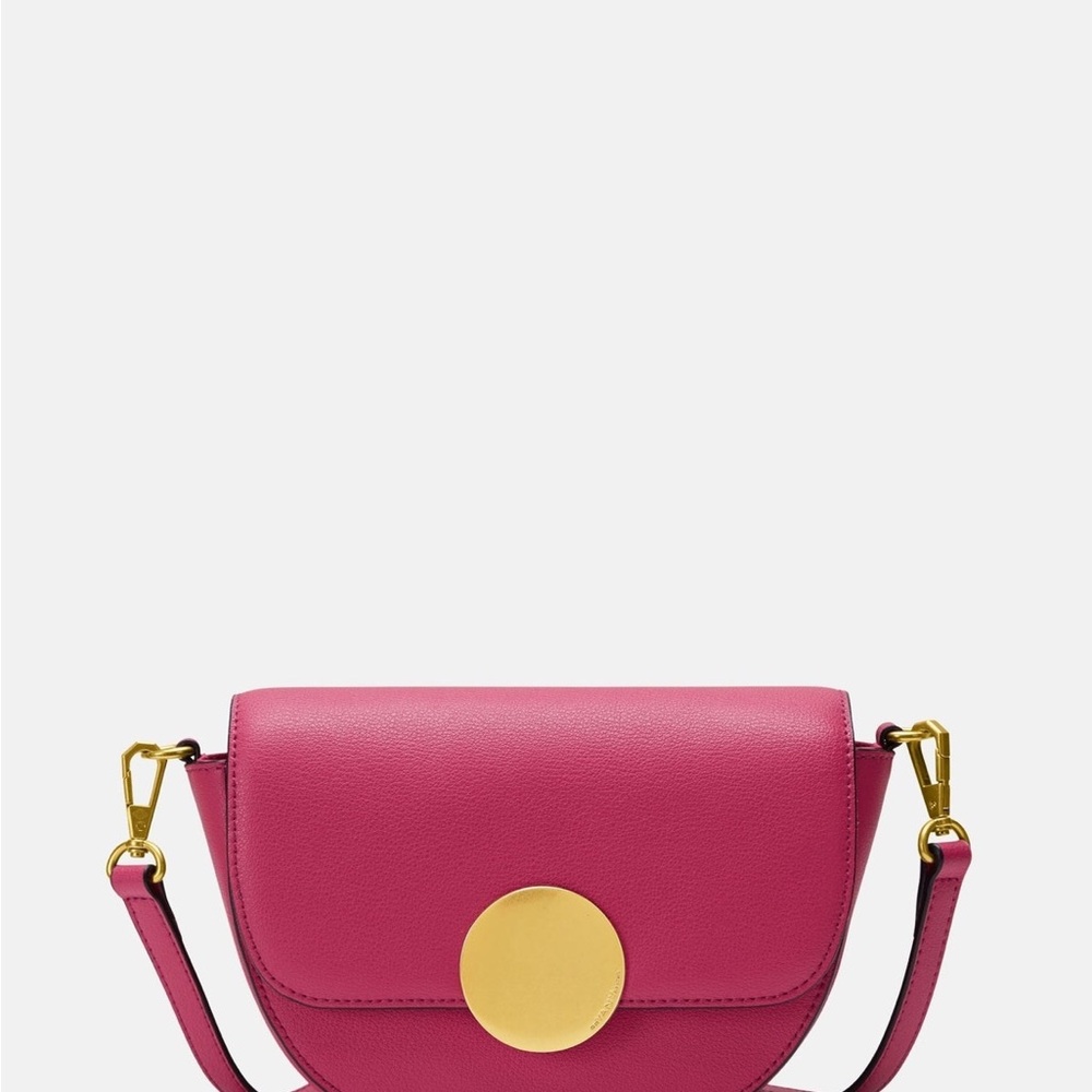orYANY Lottie Pink Crossbody Bag Raspberry Genuine Leather